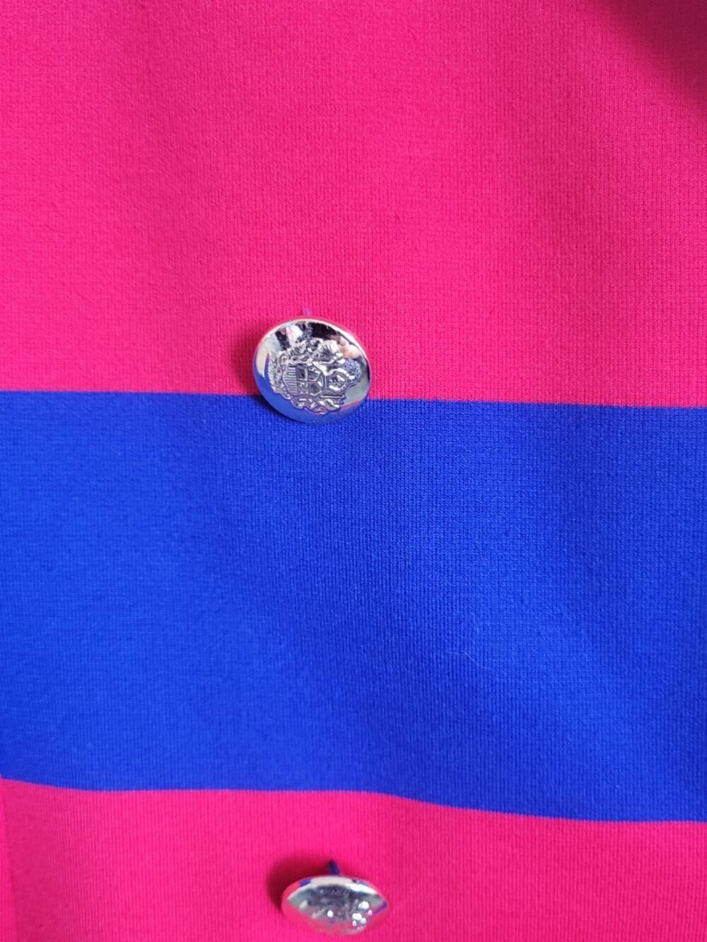 New York & Company Red & Blue Striped Blazer Dress - Picture 7 of 16